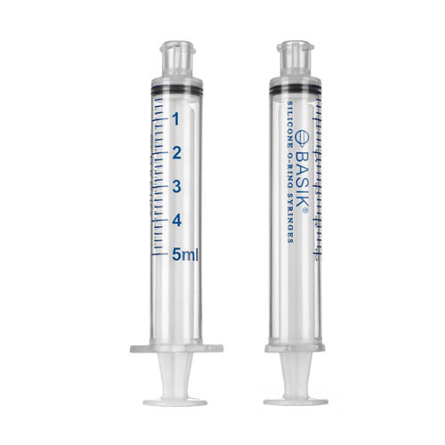 Basik 5cc  O-Ring  ENFit Enteral Feeding Syringes